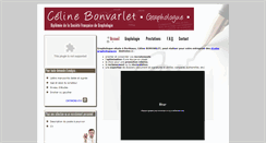 Desktop Screenshot of graphologue-bonvarlet.fr
